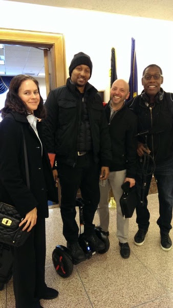 The crew in DC last week: Kate Williams, Tim Wilson, Jacob and Chris Downing. 