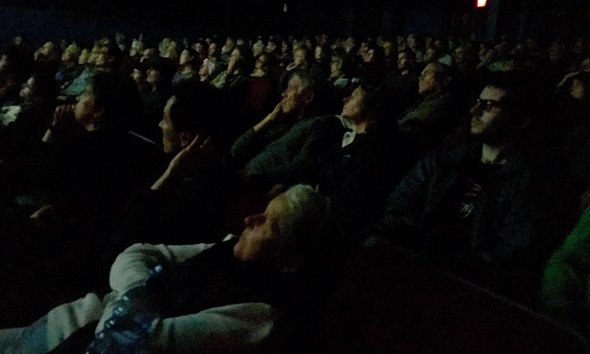 Sold out crowd at Burlington's Main Street Landing theater.