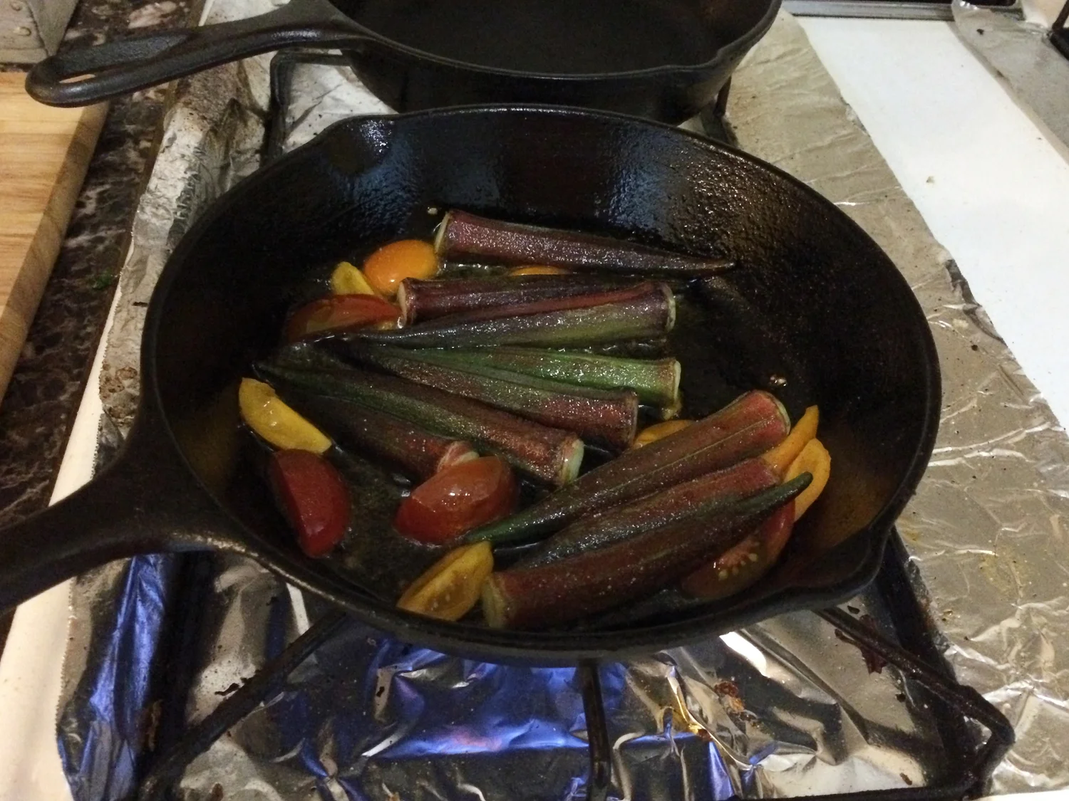 How to cook slimefree okra