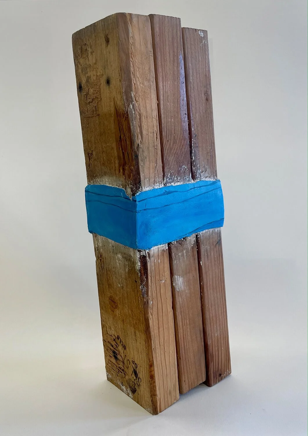  Fresco and wood  15” x 3.75” x 4.75”  