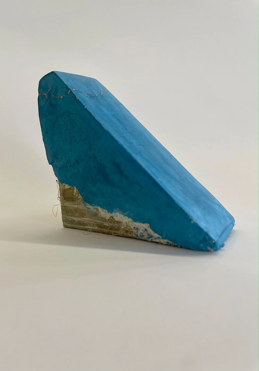  Fresco on found wood  3.5” x 3.75” x 1.75” 