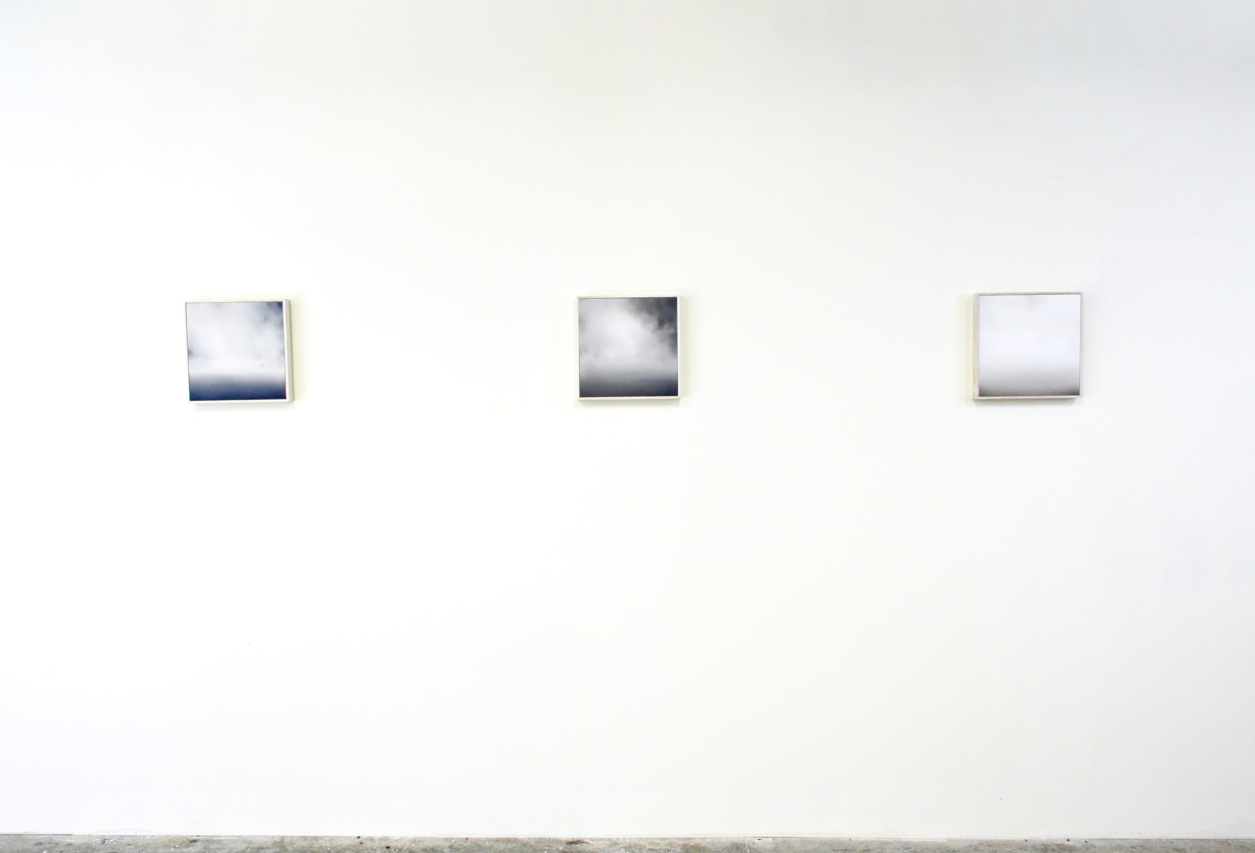 Installation View, The Sea XXVIII-XXX