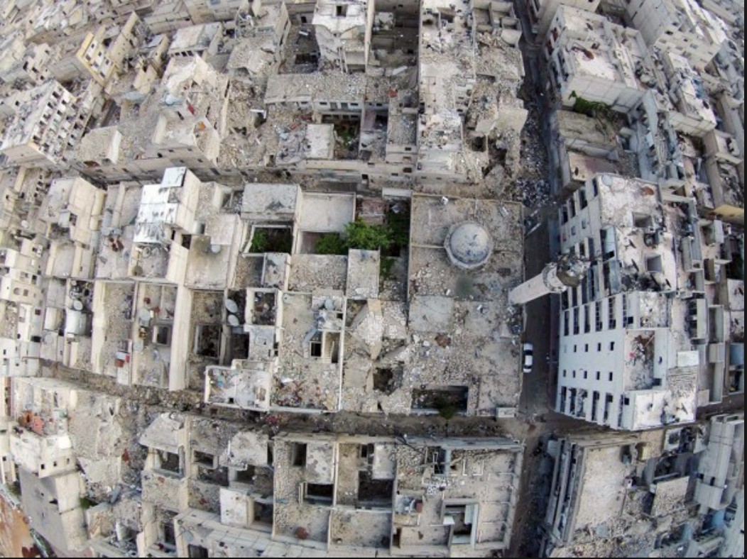 Arial image Aleppo 2015 Hosam Katan - Reuters