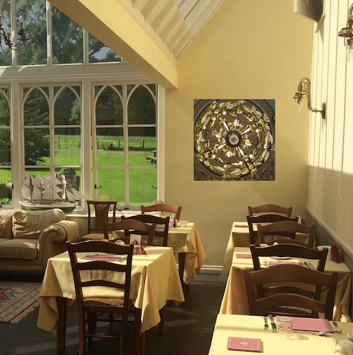 Monte Carlo sophistication meets South Wales countryside with this metal print.