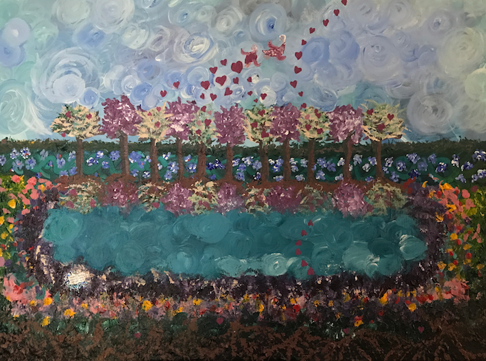 Roots and Wings, 18x24 acrylic on canvas