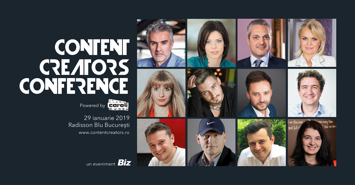 Sursă: comunicatul oficial Content Creators Conference