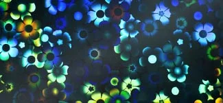 flower patch - blue (BFK201)