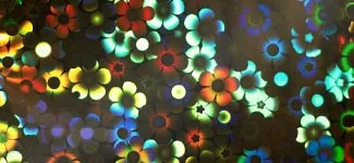 flower patch - gold (HCK201)