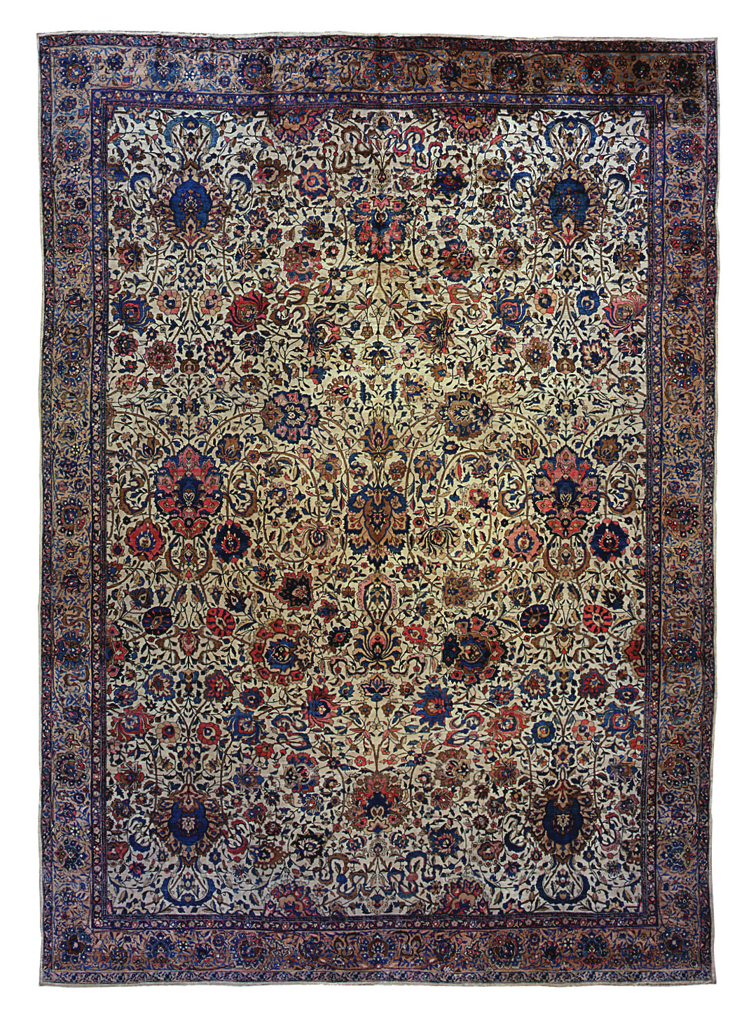 Indo-Isfahan Carpet 20' 6" x 14' 8" 