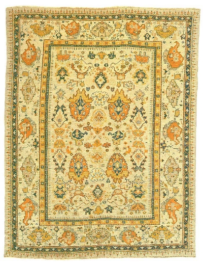 Oushak Carpet 11' 10" x 9' 2" 
