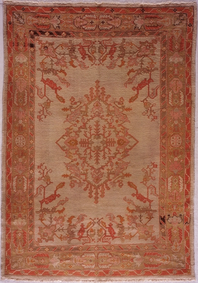 Oushak Carpet 9' 9" x 6' 10" 