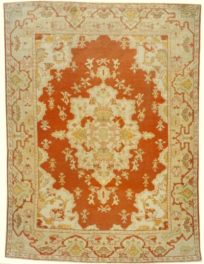 Oushak Carpet 13' 9" x 10' 2" 
