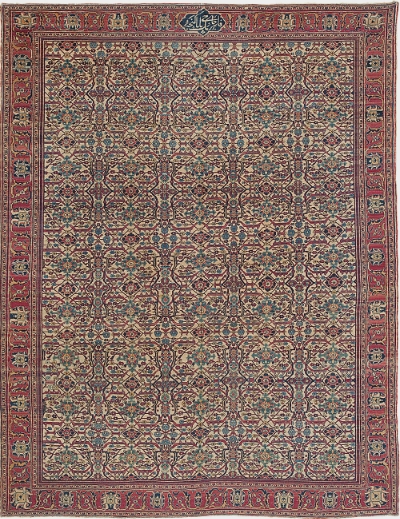 Tabriz Carpet 11' 9" x 8' 11" 