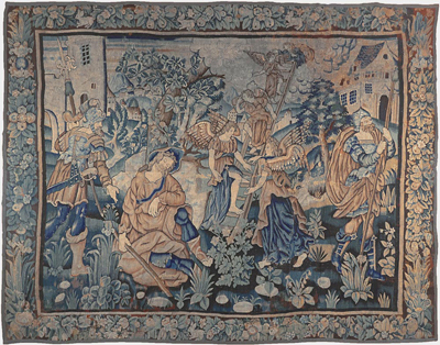 16th C Flemish Tapestry 9' 9" x 12' 3" 