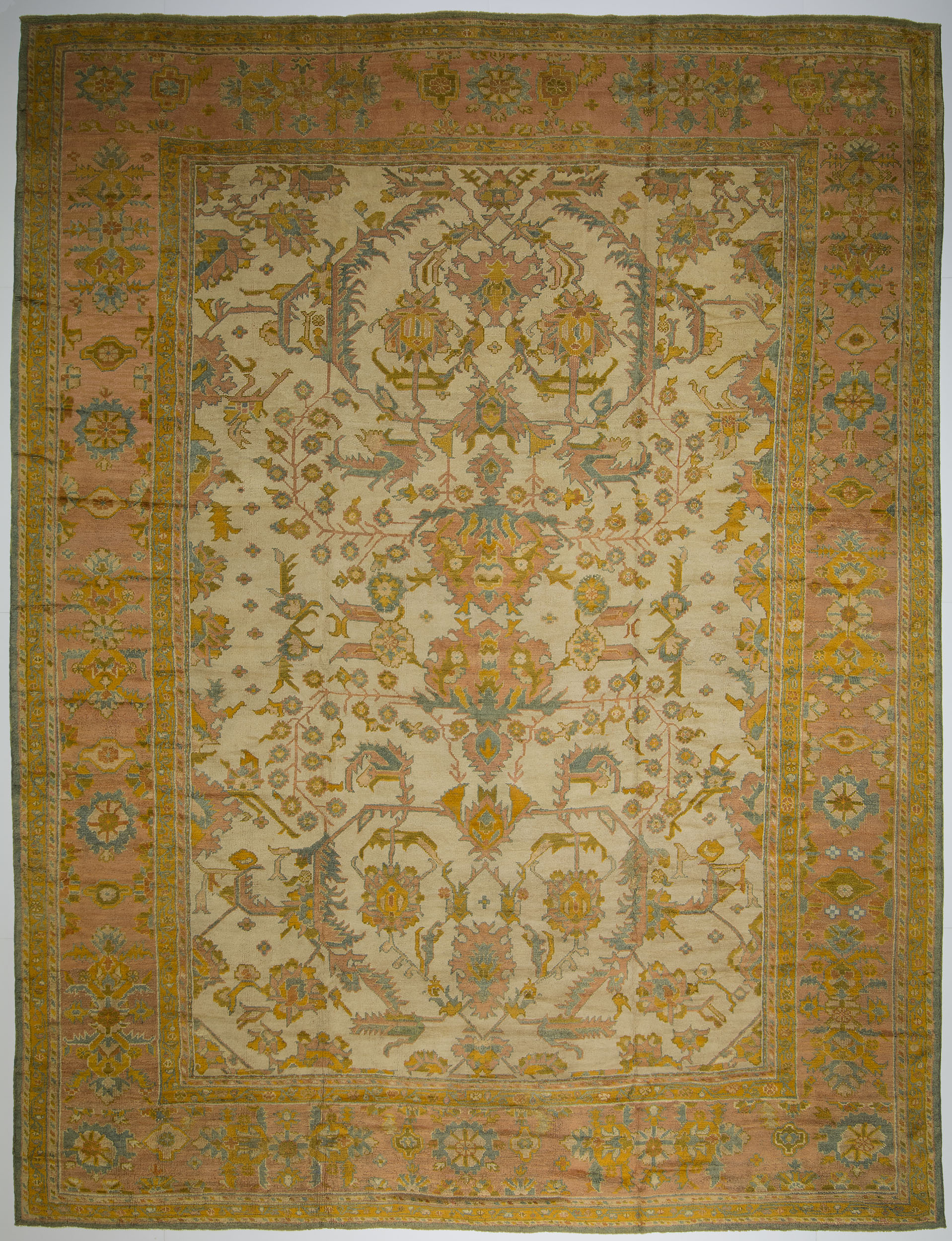 Oushak Carpet 18' 5" x 13' 9" 
