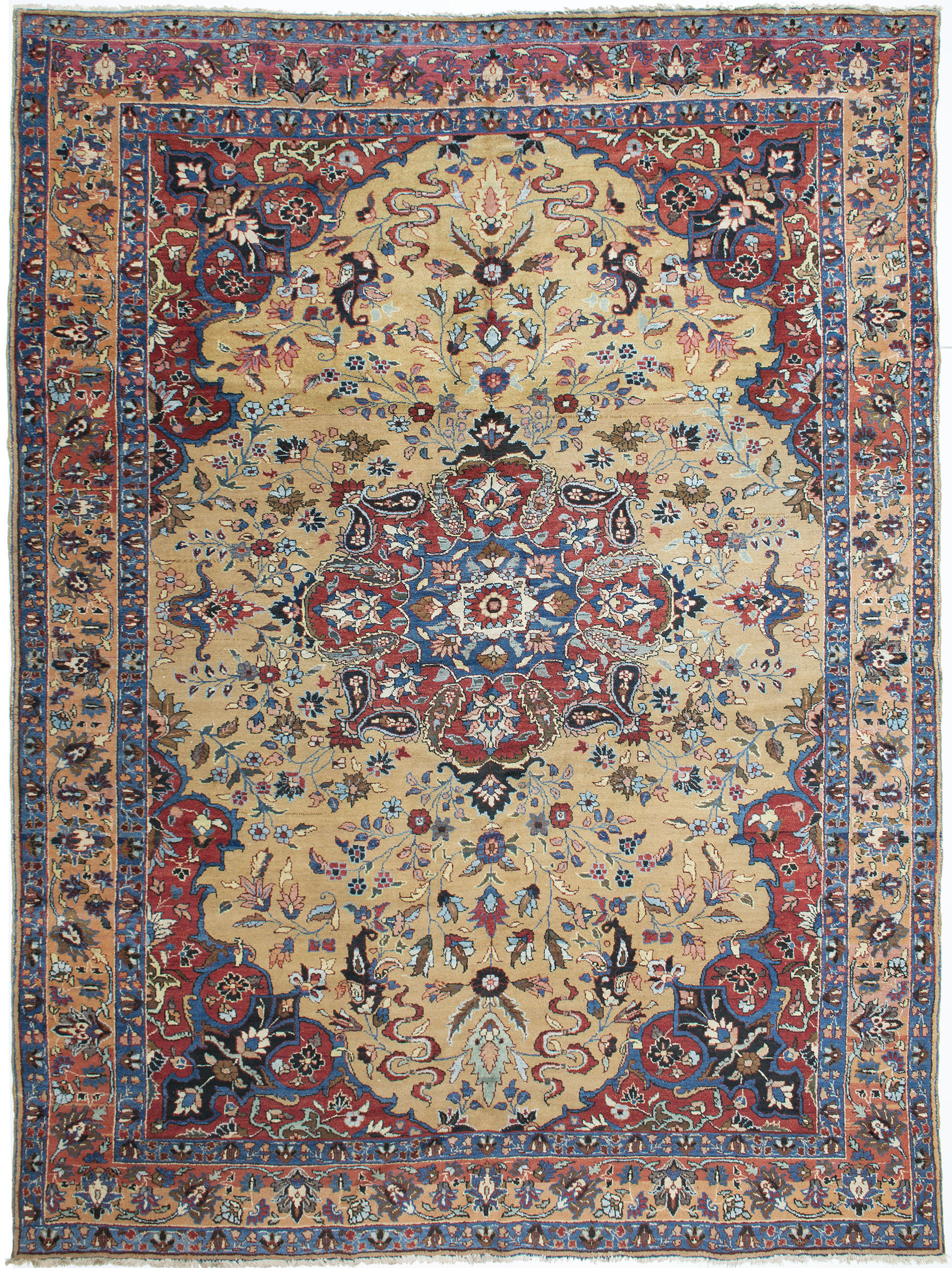 Tabriz Carpet 12' 5" x 9' 1" 