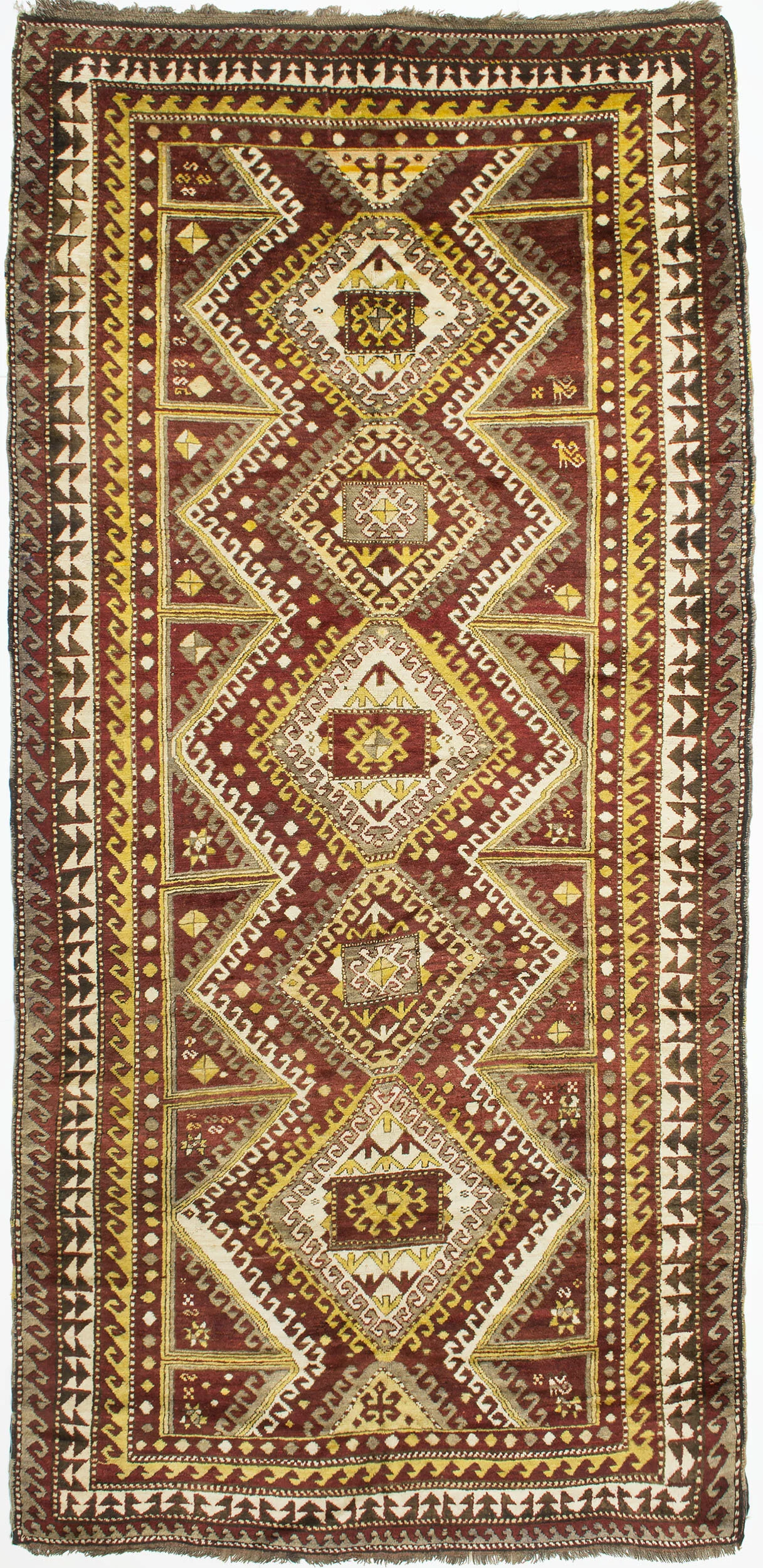 Kurd Kazak Gallery Rug 11' 9" x 5' 8" 