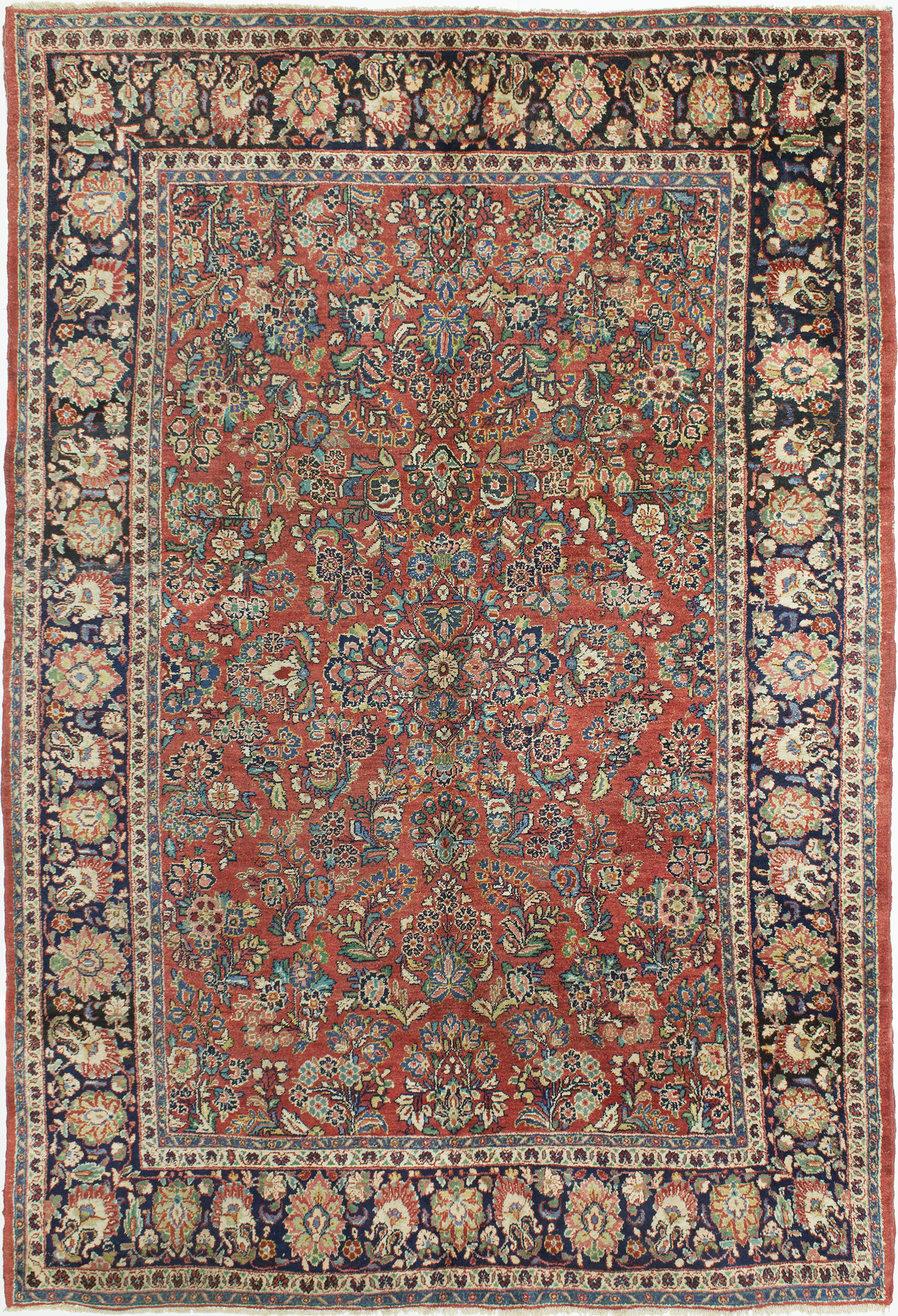 Sarouk Carpet 9' 3" x 6' 5" 
