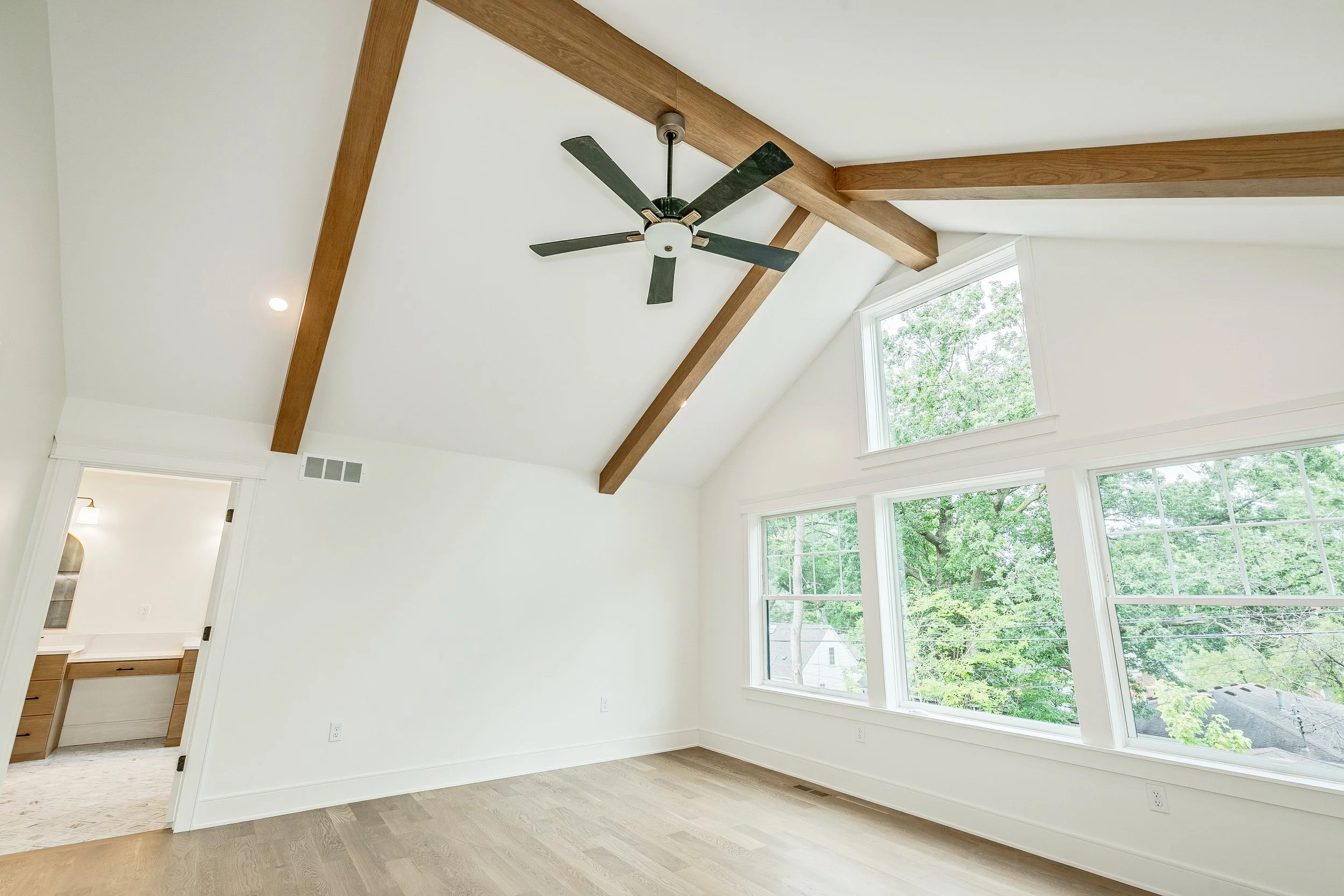 Modern Shingle Style luxury home interior