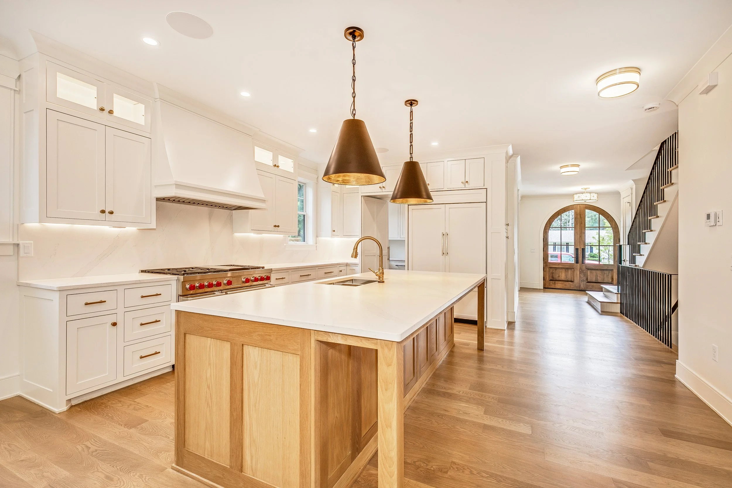 Modern Shingle Style luxury home interior