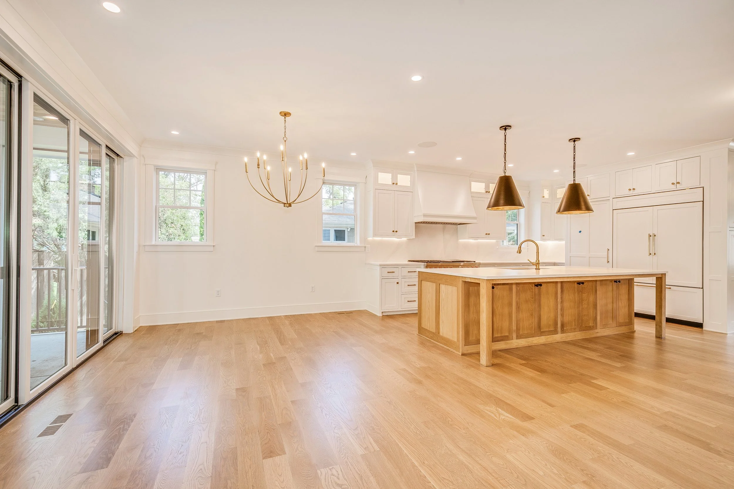 Modern Shingle Style luxury home interior