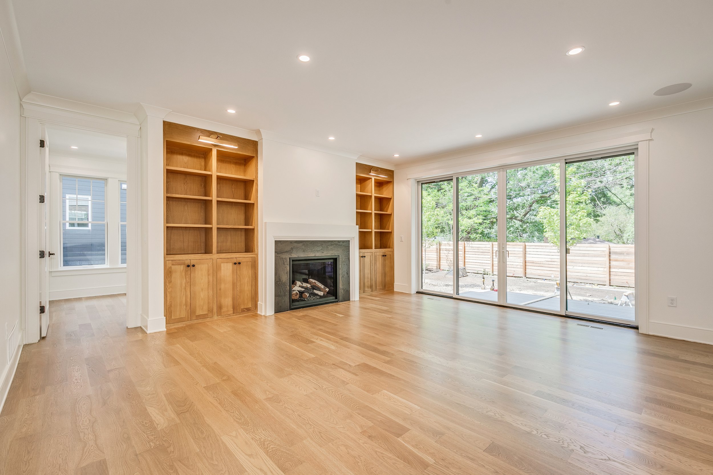 Modern Shingle Style luxury home interior