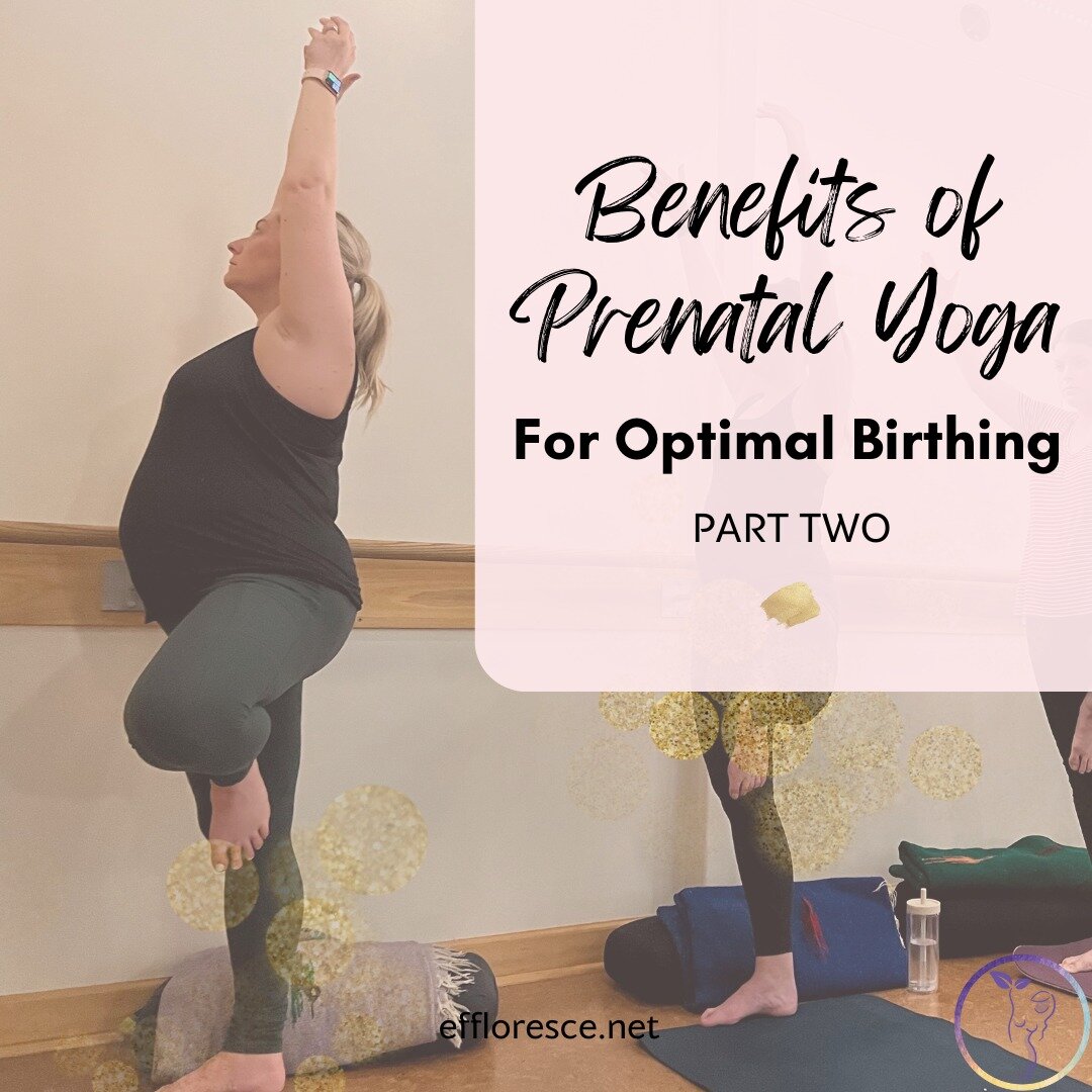 ✨✨✨Did you know that Prenatal Yoga offers a host of benefits for your optimal pregnancy and birth experience? Here's a few more reasons to add prenatal yoga to your weekly routine:

-Increases energy
-Reduces backaches
-Promotes strength and enduranc