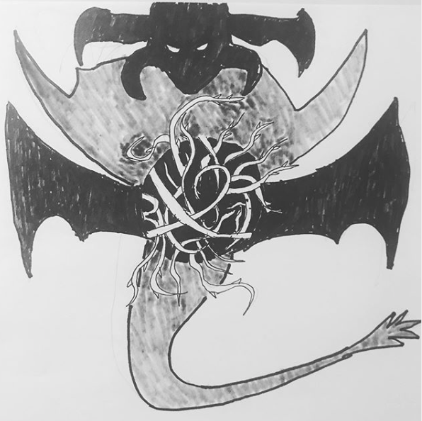  The bats, the dragon and the vines ran wild. If the man were to see his heart he’s not certain he would even recognize it anymore. 