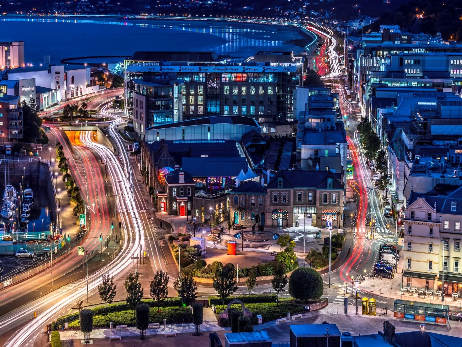 'St. Helier Light Trails' by Mike Ward