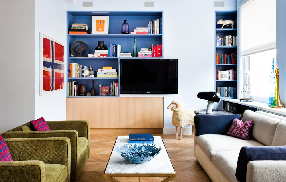   Flatiron Loft   Chevron in antique character-grade white oak with pillowed edges. Vila Built, LLC 