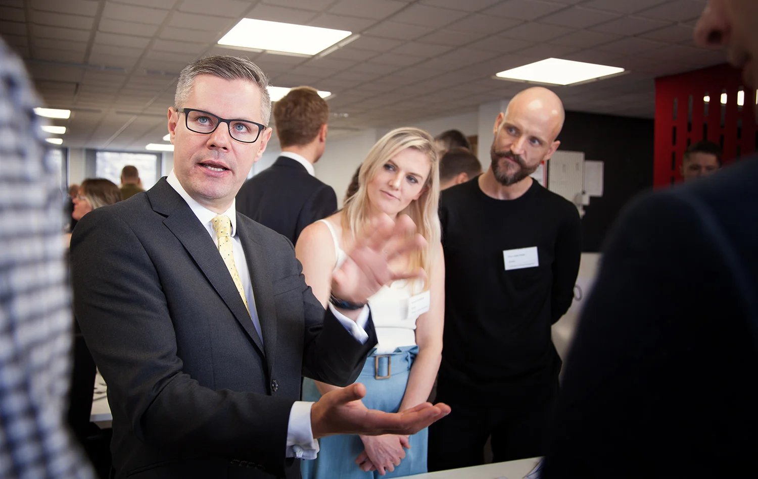 Derek Mackay, Cabinet Secretary for Finance, Economy and Fair Work at CivTech 3.0 launch day