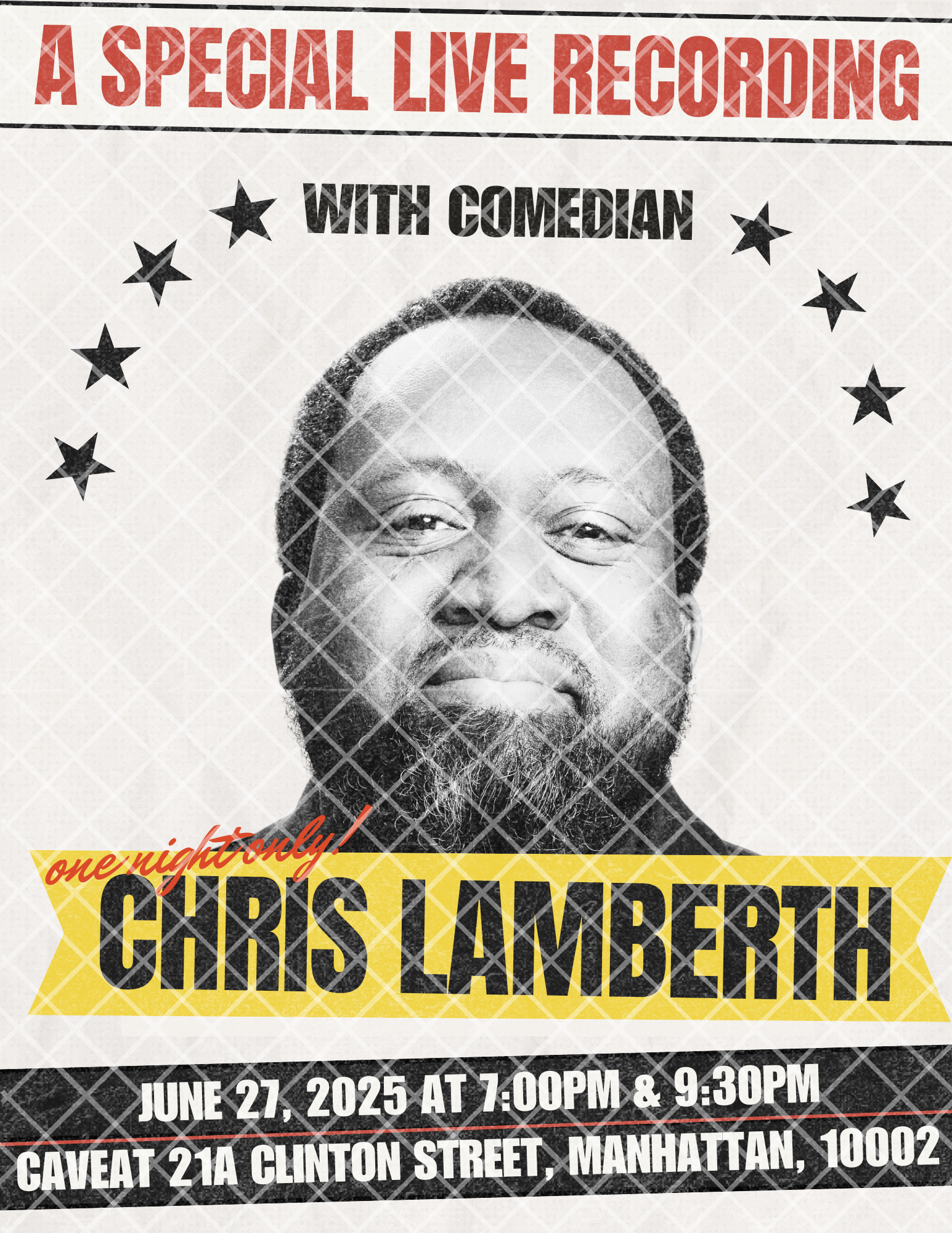 Producing "An Evening with Chris Lamberth"