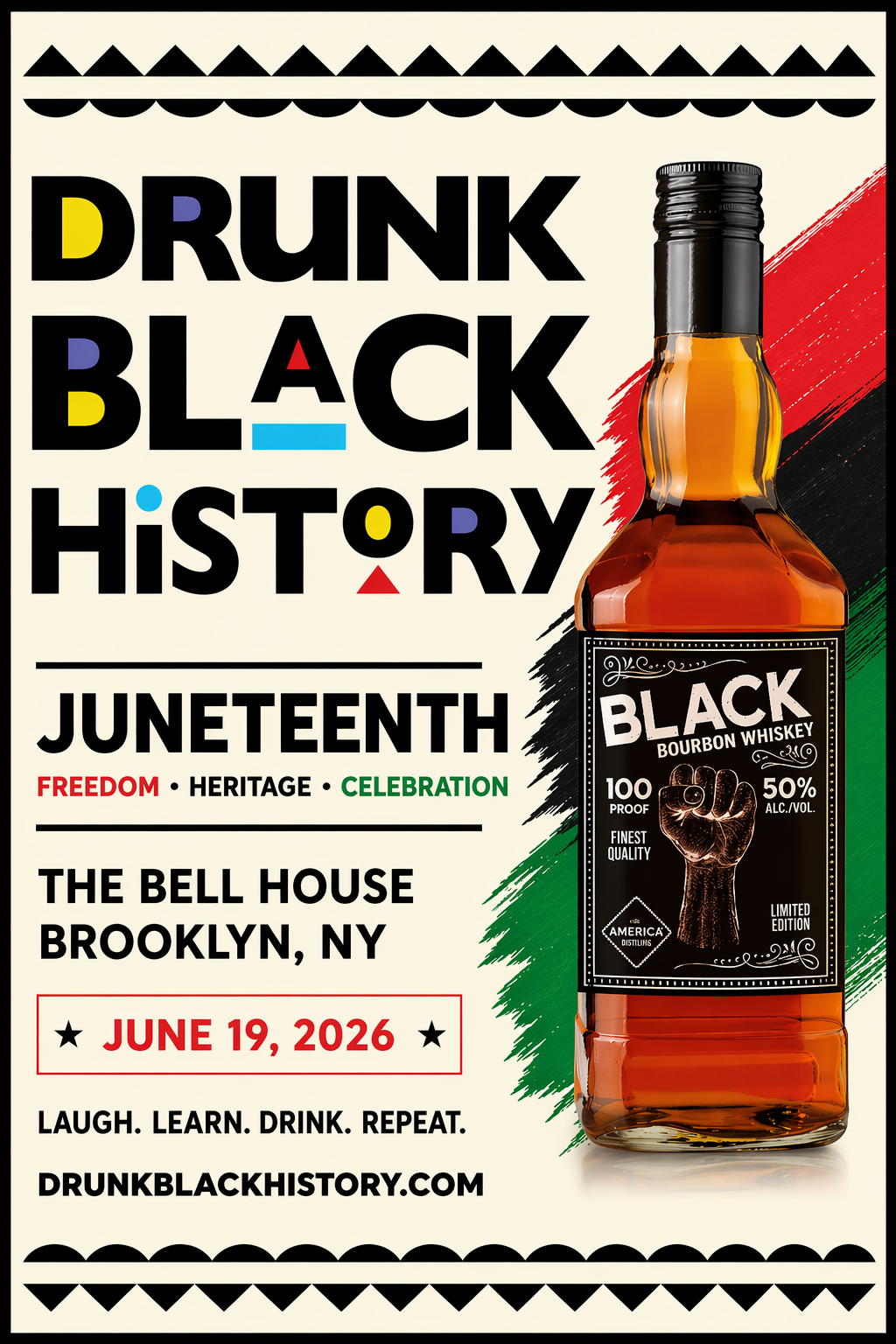 Drunk Black History Juneteenth - Brooklyn 