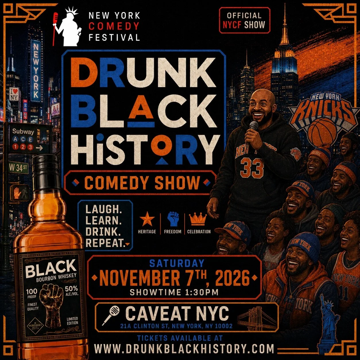 Drunk Black History - New York Comedy Festival Edition