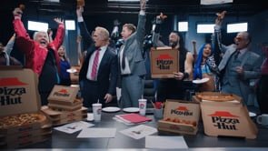 Super Bowl Booth Party: Pizza Hut + Fox Sports