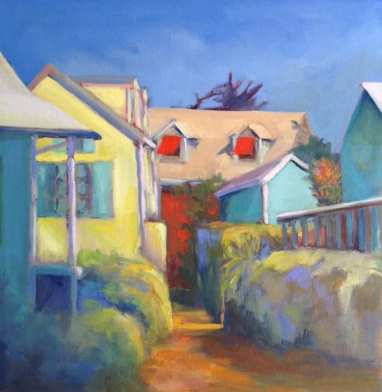 Down the Street 14" x 18"