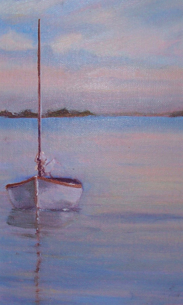 Bob's Boat (sold) 7" x 11"