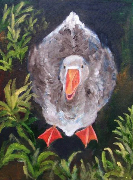 Augustus Speaks 12" x 16"