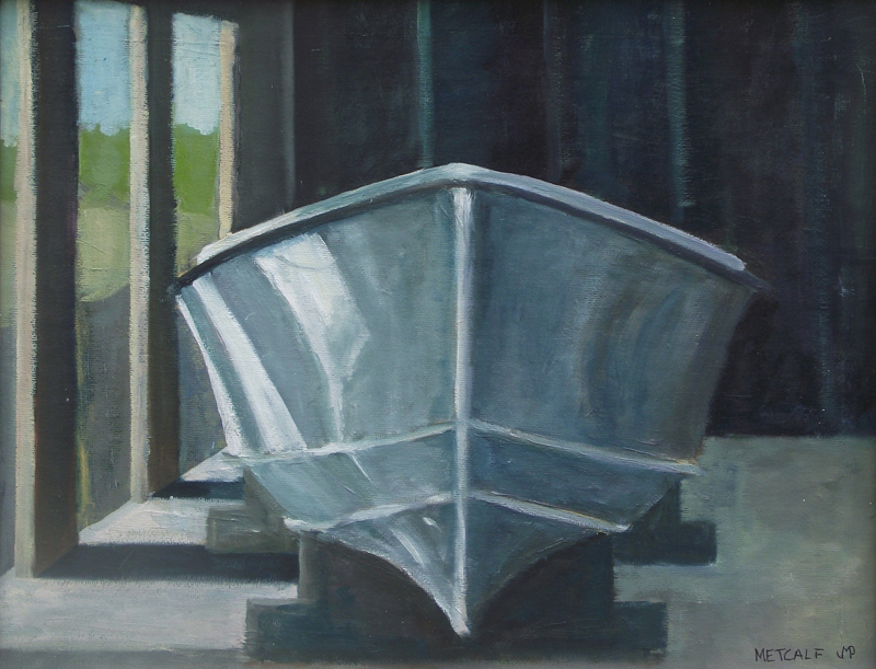 The Boat Builder (sold) 13" x 16"