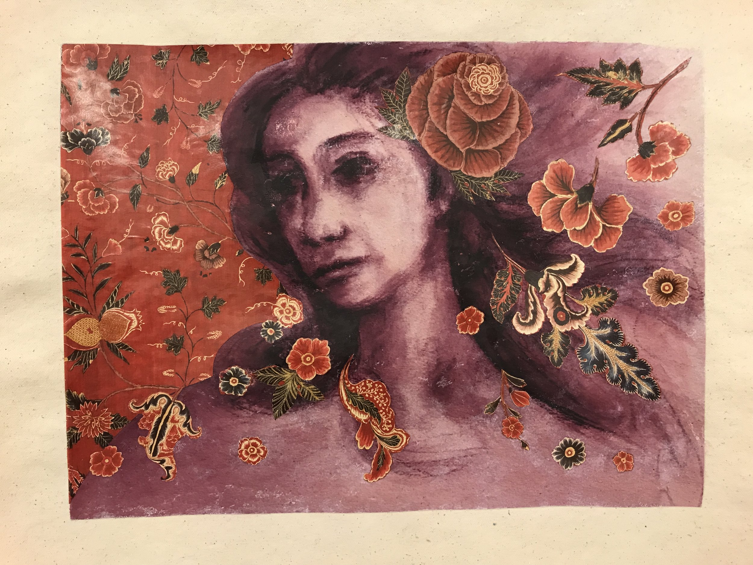 2. Tapestry Collage — unframed / in progress