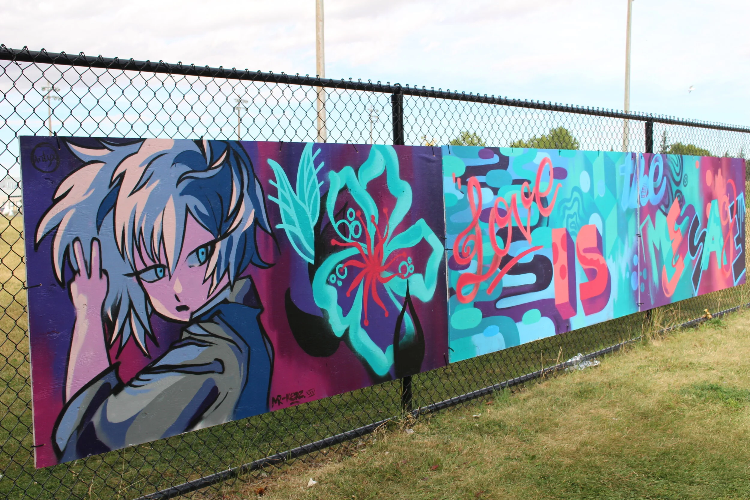 Bob Bahan mural by KERZ and Moni R.