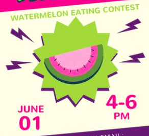YLAC Hosts Watermelon Eating Contest