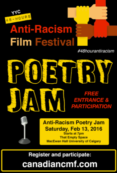 Poetry Jam! Anti-Racism Film Festival