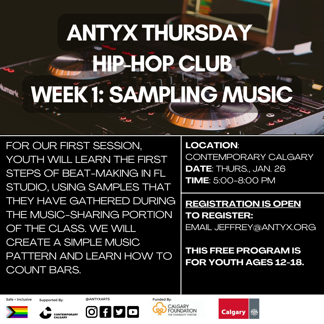 Thursday Hip-Hop Club Week 1: Sampling Music