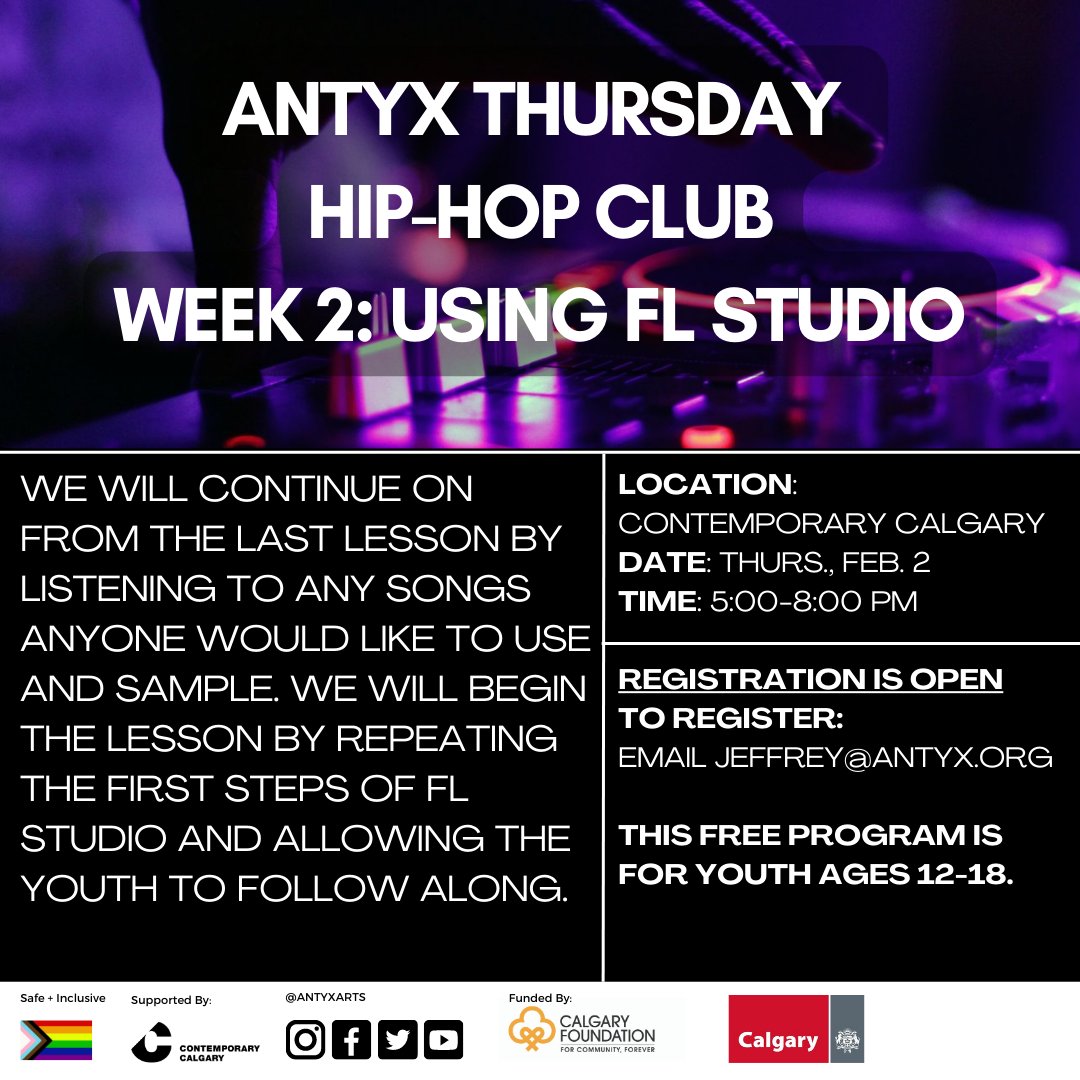 Thursday Hip-Hop Club Week 2: Using FL Studio