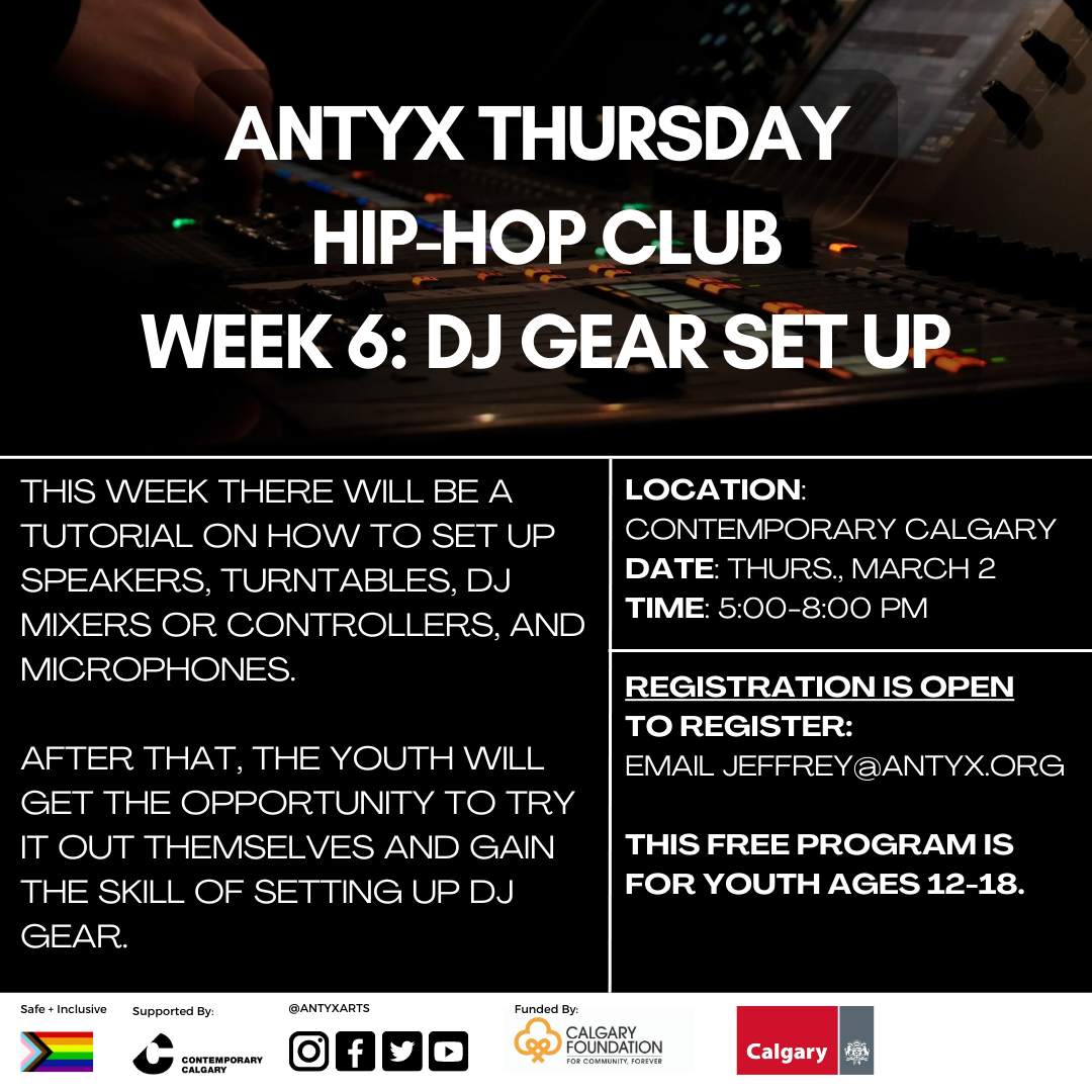 Thursday Hip-Hop Club Week 6: DJ Gear Set Up