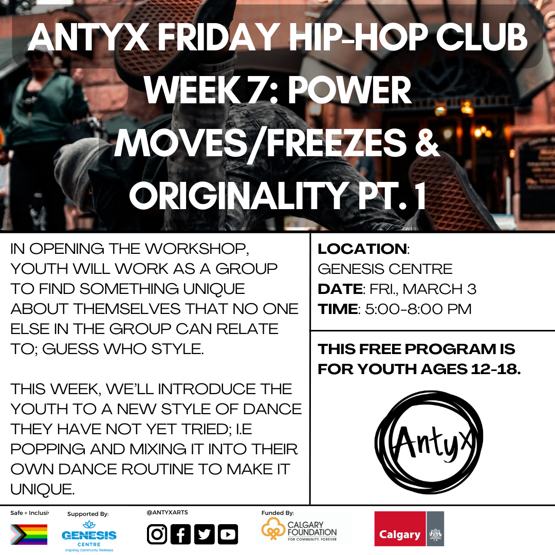 Friday Hip-Hop Club Week 7: Power Moves/Freezes & Originality Pt. 1