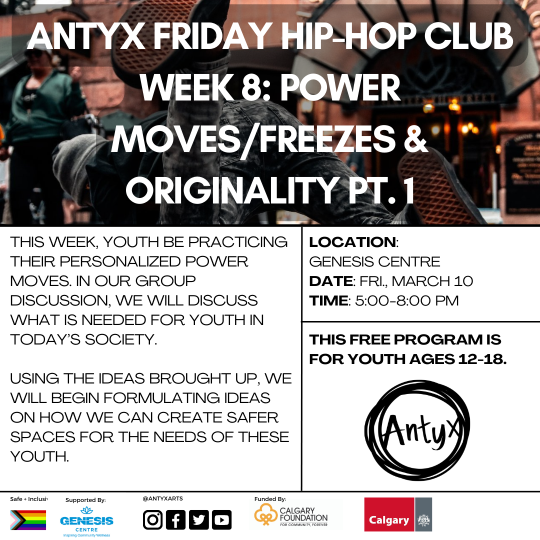 Friday Hip-Hop Club Week 8: Power Moves/Freezes & Originality Pt.2