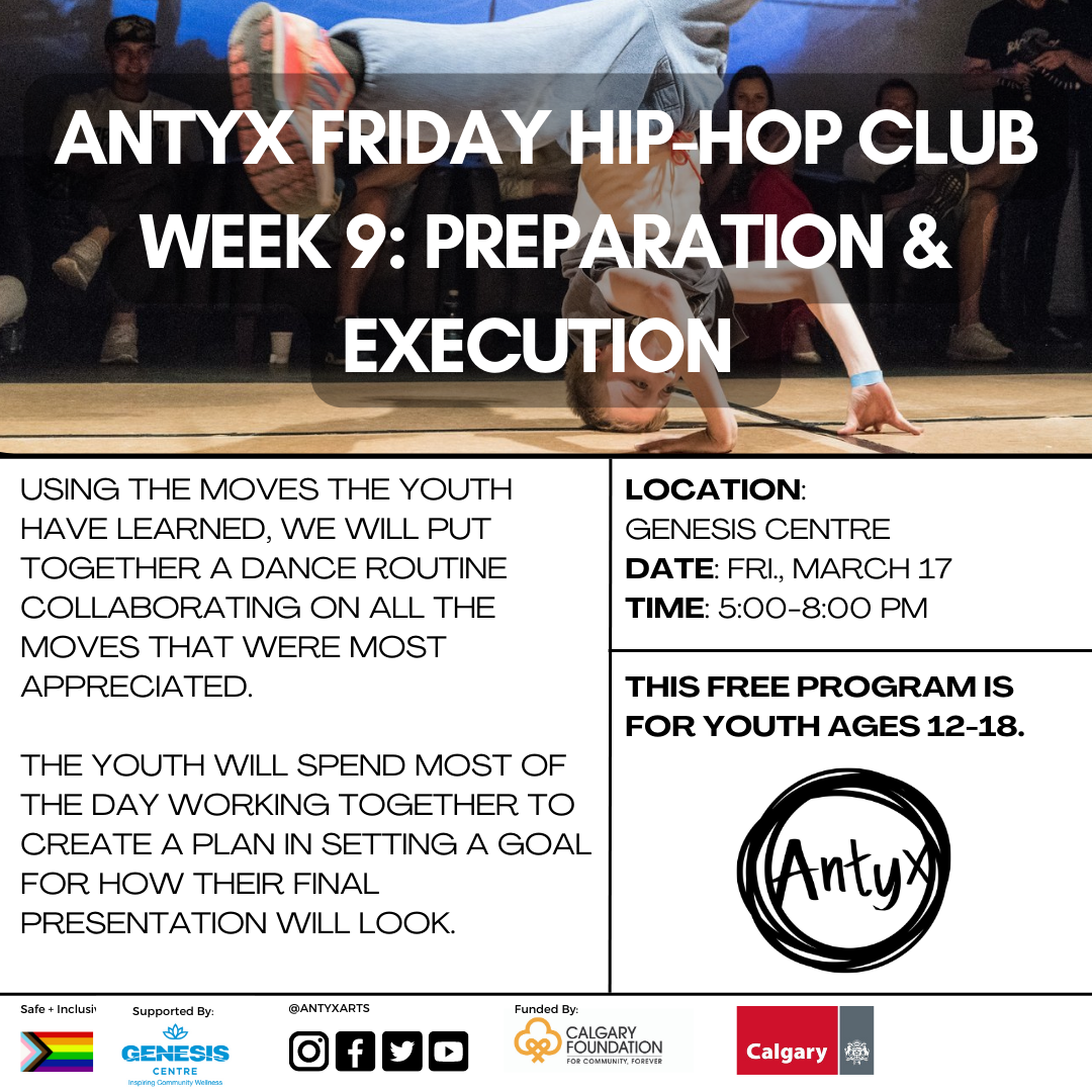 Friday Hip-Hop Club Week 9: Preparation & Execution