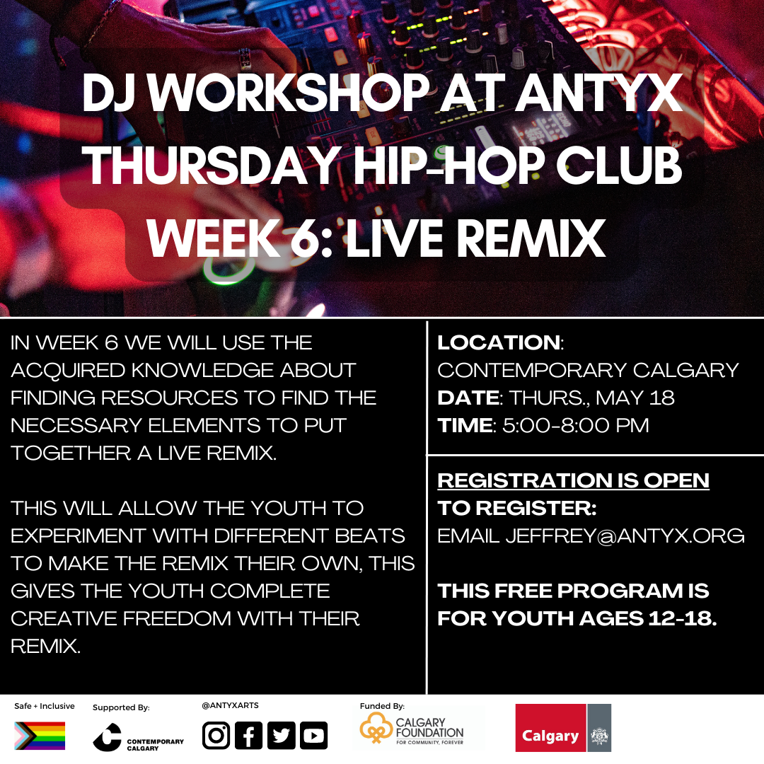 Beat Making Workshop Week 6: Live Remix
